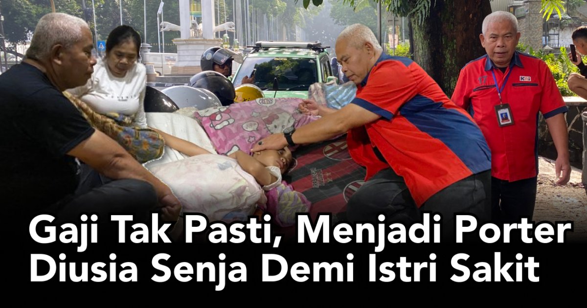 Gaji tak pasti menjadi porter diusia senja