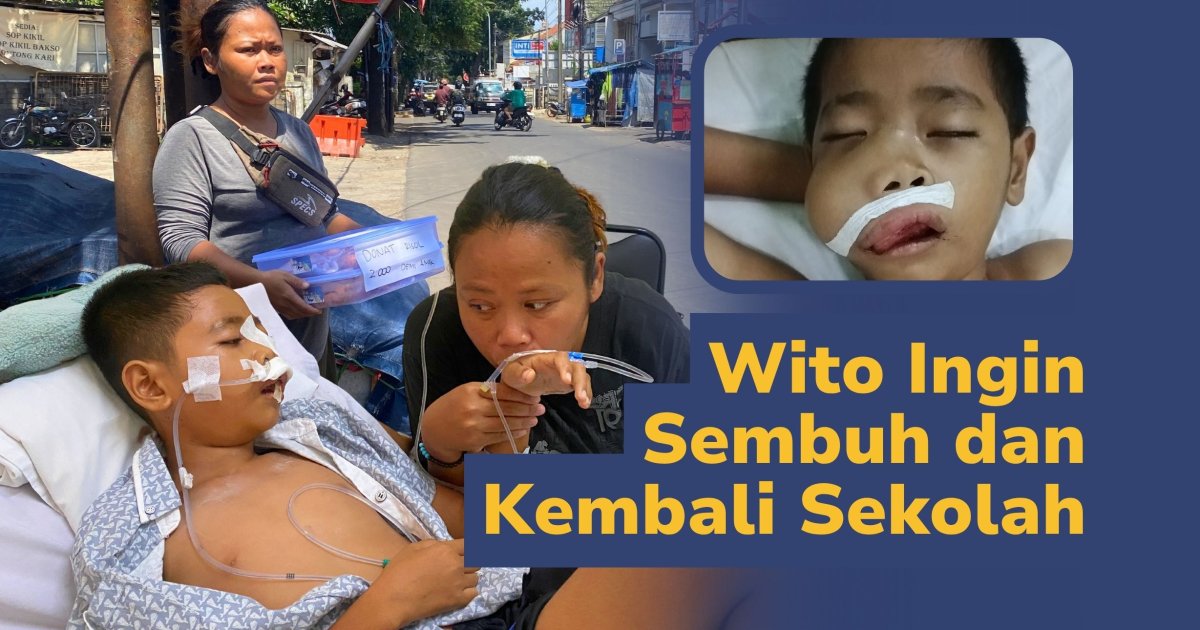 Tumor Stadium 3 Mengancam Nyawa, Bantu Wito Kecil Segera!