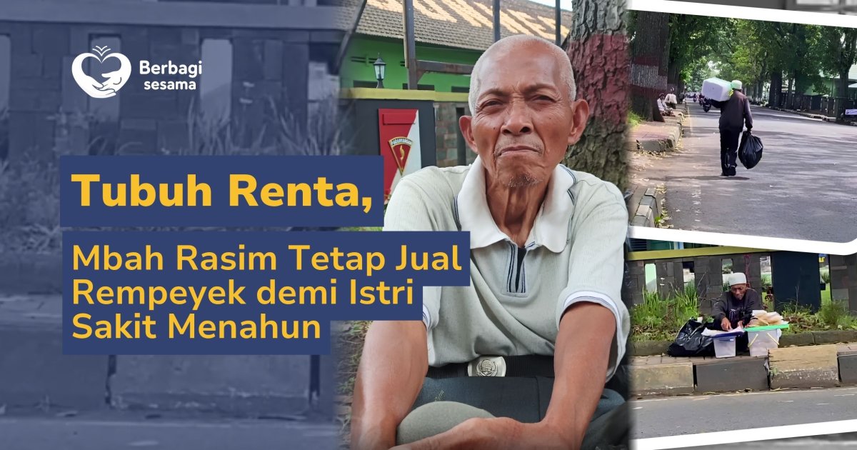 Tubuh Renta Menolak Lelah Demi Rawat Istri